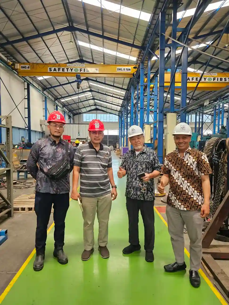 global trust, Japanese customer visit, SSC Works heavy equipment maintenance