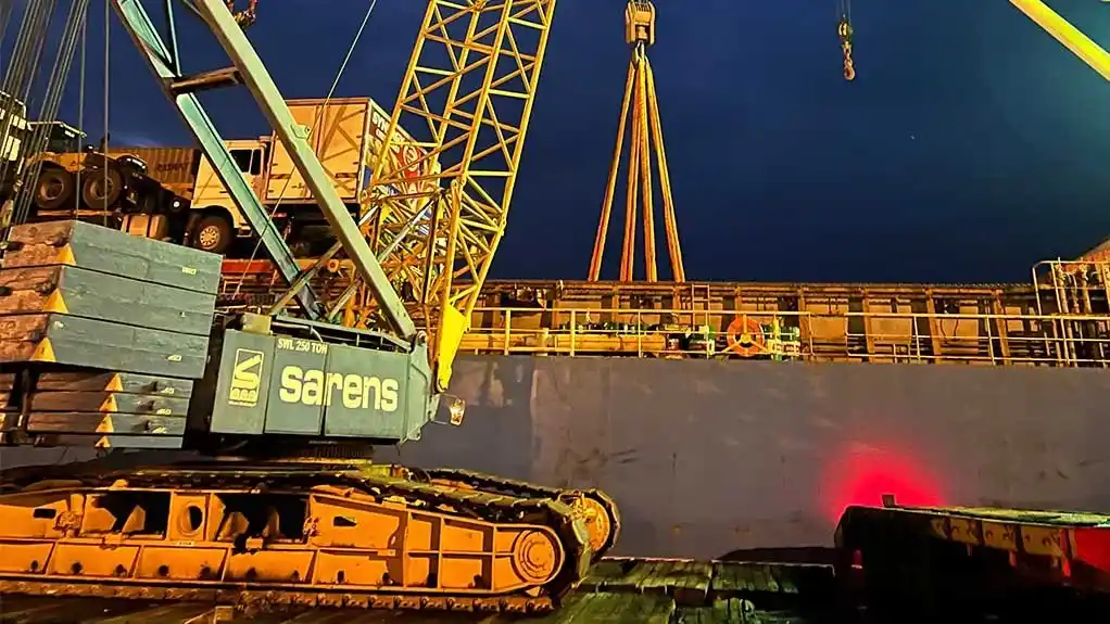 sarens digging piles Draglines Mining Vehicles repair SSC Works