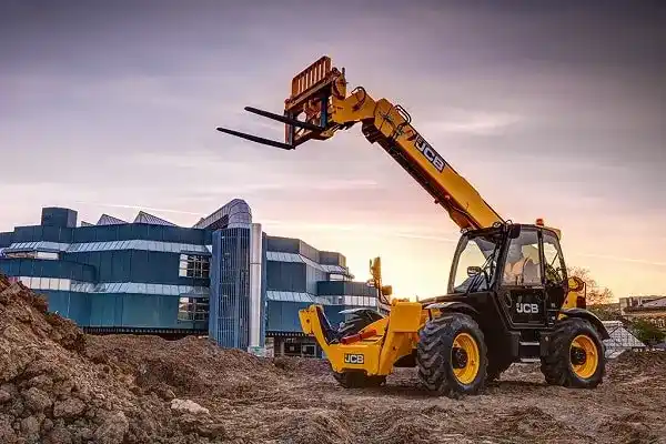 telehandler lrh Liebherr T 284 SSC works Repair mining vechile